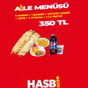 Aydın Dönerci - Hasbi Döner aile menüsü