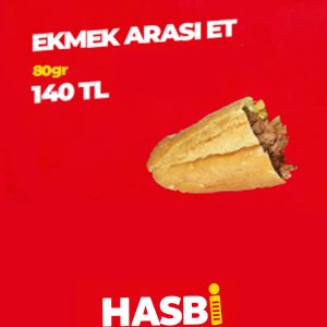 ekmek arası et 80gr