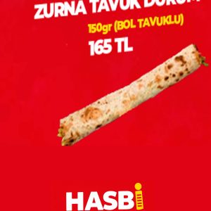 zurna tavuk dürüm 150gr